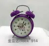 Bell alarm clock, student alarm clock, cartoon side bell clock Specification image